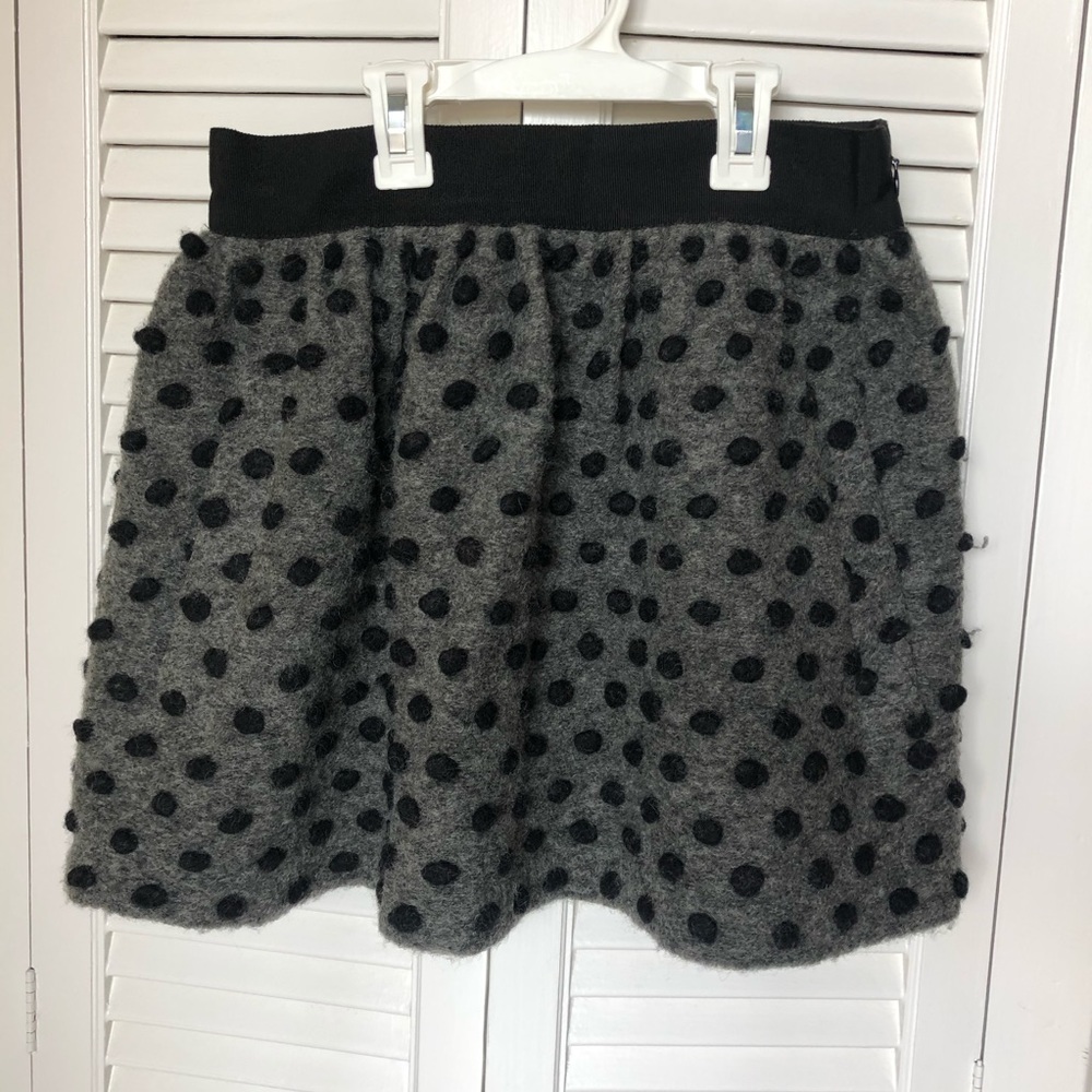 Opening Ceremony wool polka dot mini skirt